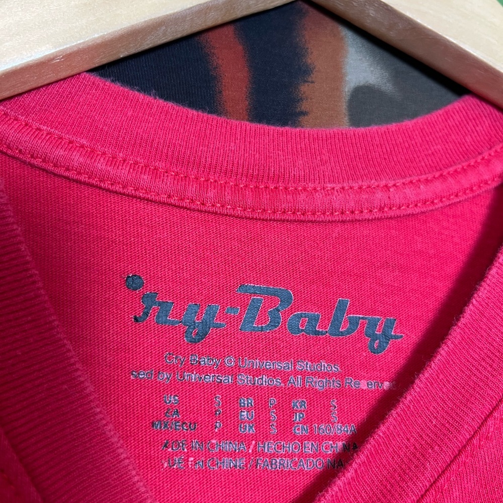 Johnny Depp Crybaby Red Tee Shirt Size Small - Picture 3 of 10